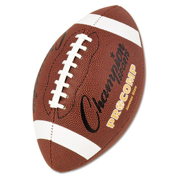 Champion Sports Pro Composite Football, Official Size, Brown freeshipping - TVN Wholesale